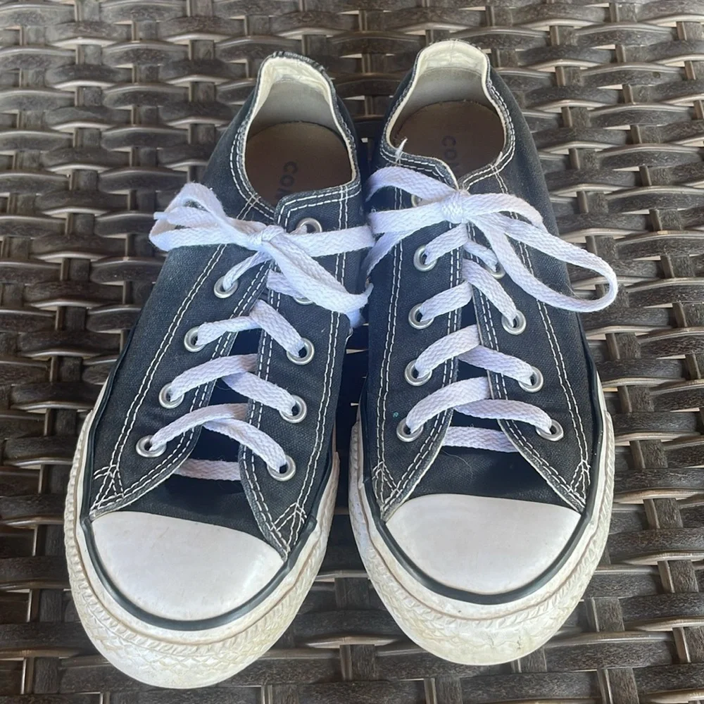 CONVERSE ALL STAR KIDS DARK GRAY TENNIS SHOE SNEAKERS SIZE 3